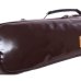 Photo2: NAHOK Alto Flute Case Guard C Foot [Krysar/wf] Chocolate / Gold Leather Emblem {Waterproof, Temperature Adjustment & Shock Absorb} (2)