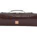 Photo4: NAHOK Alto Flute Case Guard C Foot [Krysar/wf] Chocolate / Gold Leather Emblem {Waterproof, Temperature Adjustment & Shock Absorb} (4)