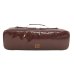 Photo6: NAHOK Alto Flute Case Guard C Foot Extra size [Krysar2/wf] Chocolate / Light brown Leather Emblem {Waterproof, Temperature Adjustment & Shock Absorb}