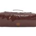 Photo6: NAHOK Alto Flute Case Guard C Foot Extra size [Krysar2/wf] Chocolate / Light brown Leather Emblem {Waterproof, Temperature Adjustment & Shock Absorb} (6)