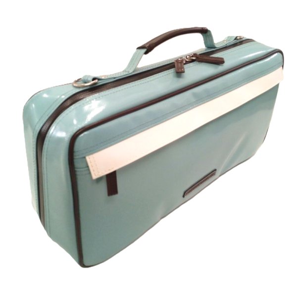 Photo2: NAHOK Clarinet Case Bag [Appassionato/wf] Peacock Green / White, Chocolate {Waterproof, Temperature Adjustment & Shock Absorb}