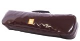 NAHOK Alto Flute Case Guard C Foot [Krysar/wf] Chocolate / Gold Leather Emblem {Waterproof, Temperature Adjustment & Shock Absorb}