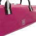 Photo2: For B&C foot, NAHOK Flute & Piccolo Case Bag [Grand Master3/wf] Fuchsia Pink / Choco & Silver Handle {Waterproof, Temperature Adjustment & Shock Absorb} (2)