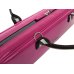 Photo7: For B&C foot, NAHOK Flute & Piccolo Case Bag [Grand Master3/wf] Fuchsia Pink / Choco & Silver Handle {Waterproof, Temperature Adjustment & Shock Absorb}