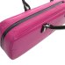 Photo6: For B&C foot, NAHOK Flute & Piccolo Case Bag [Grand Master3/wf] Fuchsia Pink / Choco & Silver Handle {Waterproof, Temperature Adjustment & Shock Absorb} (6)