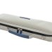 Photo7: NAHOK Flute Case Bag B Foot [Amadeus] Matte Light Gray / Deep Blue Genuine Leather Handle {Waterproof, Temperature Adjustment & Shock Absorb} (7)