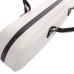 Photo7: For B&C foot, NAHOK Flute & Piccolo Case Bag [Grand Master3/wf] White / Choco & Silver Handle {Waterproof, Temperature Adjustment & Shock Absorb} (7)