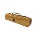 Photo3: NAHOK Flute Case Bag B Foot [Amadeus/wf] Gold / Choco Genuine Leather Handle {Waterproof, Temperature Adjustment & Shock Absorb}