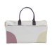 Photo6: NAHOK Lesson Tote [Swing2/wf] White / Ivory, Smokey Pink, Chocolate {Waterproof}