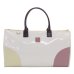 Photo2: NAHOK Lesson Tote [Swing2/wf] White / Ivory, Smokey Pink, Chocolate {Waterproof} (2)