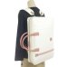 Photo8: NAHOK Wide Backpack Belt white special coating