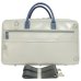 Photo7: NAHOK Oblong Briefcase [Ludwig/wf] Matte Light Grey / Navy Blue {Waterproof, Temperature Adjustment & Shock Absorb} (7)