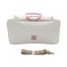 Photo7: NAHOK Clarinet Case Bag 2compartments  [Appassionato2/wf] White / Light Pink {Waterproof, Temperature Adjustment & Shock Absorb}