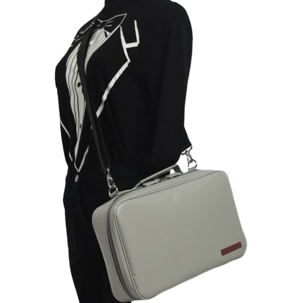 Photo4: NAHOK Single Oboe Case Bag [The Mission/wf] Matte Light Grey {Waterproof, Temperature Adjustment & Shock Absorb}