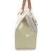 Photo3: NAHOK Lesson Tote [Swing/wf] Cream / White, Bamboo {Waterproof} (3)