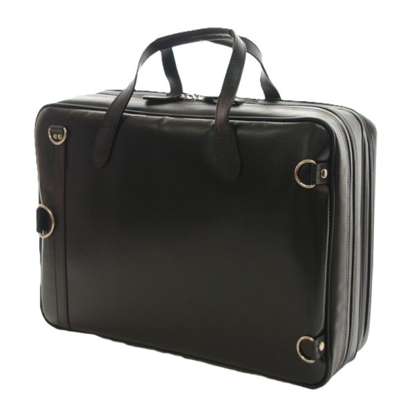 Photo2: NAHOK 2 Compartment Bag 43 [Deniro/wf] for Flute Players Matte Black {Waterproof, Temperature Adjustment & Shock Absorb}