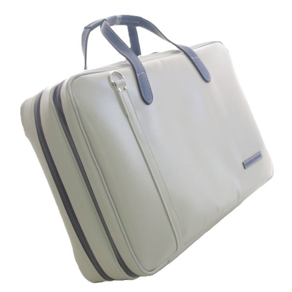 Photo2: NAHOK 2 Compartment Bag 43 [Deniro/wf] Matte Light Grey / Navy Blue {Waterproof, Temperature Adjustment & Shock Absorb}