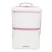 Photo2: NAHOK W Case 2 Compart Backpack [Carlito 2/wf] for Flute Players White / Pink {Waterproof, Temperature Adjustment & Shock Absorb} (2)