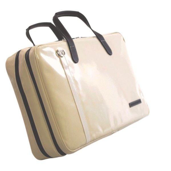 Photo2: NAHOK 2 Compartment Bag 43 for Clarinet [Deniro/wf] Ivory / White, Chocolate {Waterproof, Temperature Adjustment & Shock Absorb}