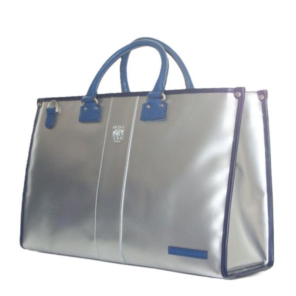 Photo2: BIG SALE  NAHOK Business Briefcase「Helmut」 Silver {Waterproof, Temperature Adjustment & Shock Absorb}