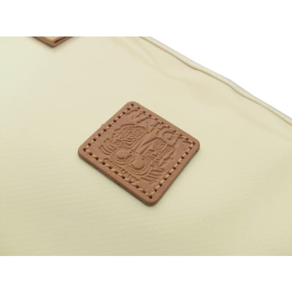 Photo5: NAHOK Lesson Tote [Swing/wf] Cream / White, Bamboo {Waterproof}