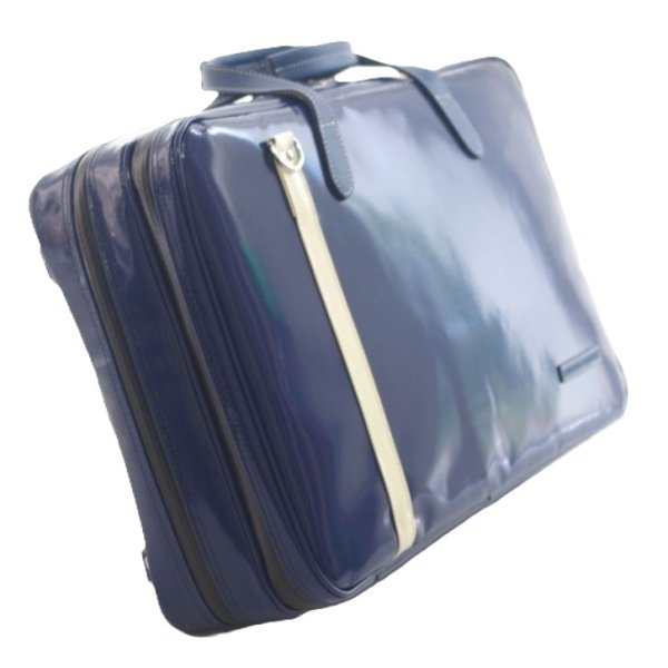 Photo2: NAHOK 2 Compartment Bag 43 for Clarinet [Deniro/wf] Deep Blue / Ivory {Waterproof, Temperature Adjustment & Shock Absorb}