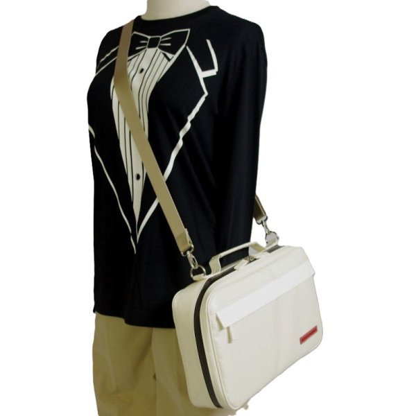 Photo5: NAHOK Single Oboe Case Bag [The Mission/wf] Ivory / White {Waterproof, Temperature Adjustment & Shock Absorb}