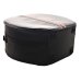 Photo5: NAHOK Backpack style 14inch Snare Drum Case with big snappie [Great Gatsby 2] Black / White, Red {Waterproof, Temperature Adjustment & Shock Absorb}