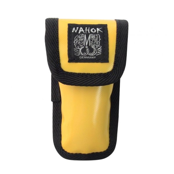 Photo1: NAHOK Trumpet Mouthpiece Case [NYNY] Yellow / Black {Waterproof}