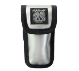 NAHOK Trumpet Mouthpiece Case [NYNY] Silver / Black {Waterproof}