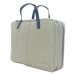 Photo2: NAHOK Briefcase for Oboe [Cantabile/wf] Matte Light Gray / Navy Blue {Waterproof, Temperature Adjustment & Shock Absorb} (2)