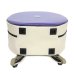 Photo4: NAHOK Backpack style 14inch Snare Drum Case with big snappie [Great Gatsby] Violet / Cream White {Waterproof, Temperature Adjustment & Shock Absorb}