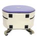 Photo4: NAHOK Backpack style 14inch Snare Drum Case with big snappie [Great Gatsby] Violet / Cream White {Waterproof, Temperature Adjustment & Shock Absorb} (4)