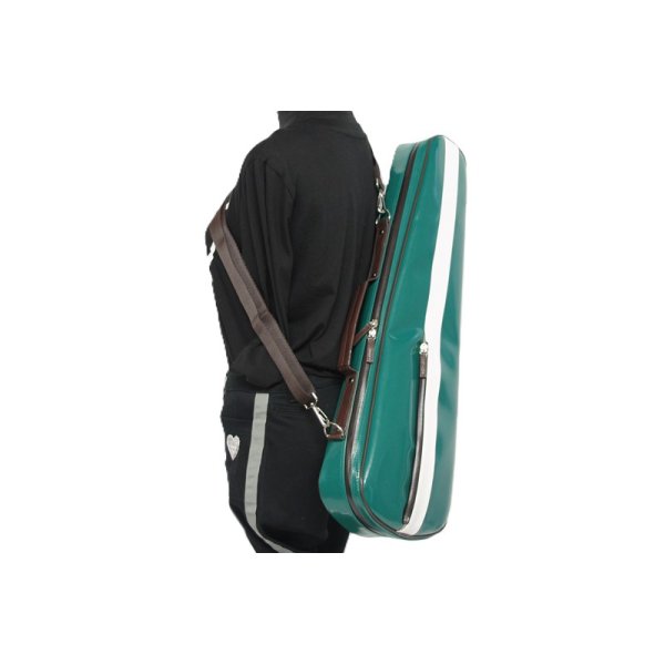 Photo4: NAHOK Concert Ukulele Carry Case [Mighty Uke/wf] Emerald Green / White {Waterproof, Temperature Adjustment & Shock Absorb}