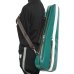 Photo4: NAHOK Concert Ukulele Carry Case [Mighty Uke/wf] Emerald Green / White {Waterproof, Temperature Adjustment & Shock Absorb} (4)