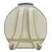 Photo6: NAHOK Backpack style 14inch Snare Drum Case with big snappie [Great Gatsby 2] Ivory / Chocolate, Silver {Waterproof, Temperature Adjustment & Shock Absorb}