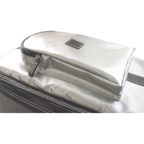 Photo2: NAHOK Acoustic Guitar Carry Case [Scorsese/wf] Silver / Black {Waterproof, Temperature Adjustment & Shock Absorb}