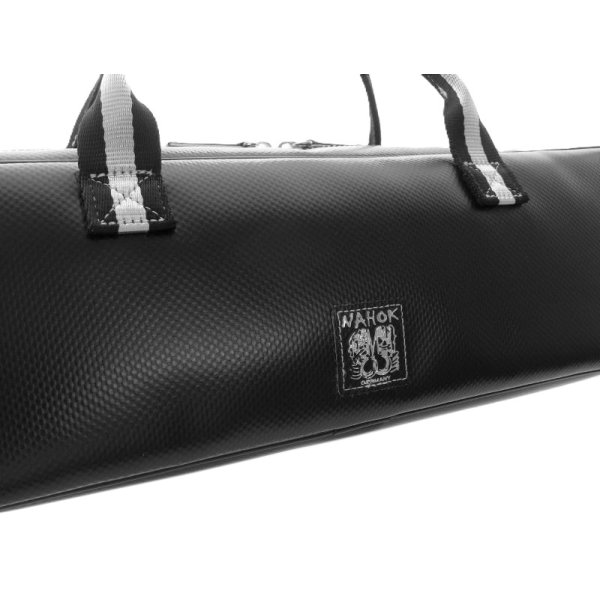 Photo2: For B&C foot, NAHOK Flute & Piccolo Case Bag [Grand Master3/wf] Matte Black / Black & Silver Handle {Waterproof, Temperature Adjustment & Shock Absorb}