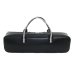 Photo4: For B&C foot, NAHOK Flute & Piccolo Case Bag [Grand Master3/wf] Matte Black / Black & Silver Handle {Waterproof, Temperature Adjustment & Shock Absorb}