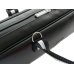 Photo7: For B&C foot, NAHOK Flute & Piccolo Case Bag [Grand Master3/wf] Matte Black / Black & Silver Handle {Waterproof, Temperature Adjustment & Shock Absorb}