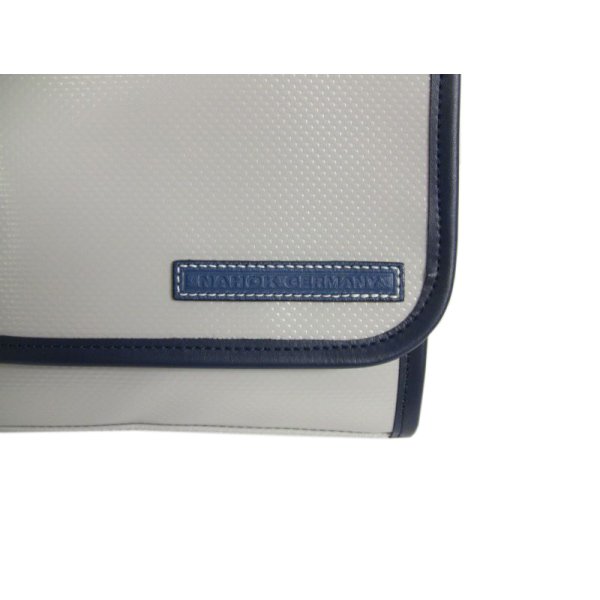 Photo2: NAHOK Pochette [Bandits 2/wf] Matte Light Grey / Dark Blue {Waterproof}