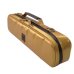 Photo2: NAHOK Flute Case Bag B Foot [Amadeus/wf] Gold / Choco Genuine Leather Handle {Waterproof, Temperature Adjustment & Shock Absorb} (2)