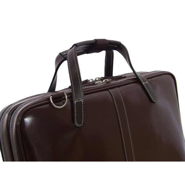 Photo2: NAHOK Briefcase for Oboe [Cantabile 2/wf] Chocolate / Camel {Waterproof, Temperature Adjustment & Shock Absorb}