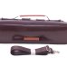 Photo7: NAHOK Flute Case Bag B Foot [Amadeus/wf] Chocolate / Camel Genuine Leather Handle {Waterproof, Temperature Adjustment & Shock Absorb} (7)