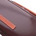 Photo6: NAHOK Flute Case Bag B Foot [Amadeus/wf] Chocolate / Camel Genuine Leather Handle {Waterproof, Temperature Adjustment & Shock Absorb} (6)