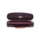 Other Photos1: NAHOK Flute Case Bag C Foot [Amadeus/wf] Chocolate / Camel Genuine Leather Handle {Waterproof, Temperature Adjustment & Shock Absorb}