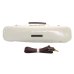 Photo5: NAHOK Flute Case Bag B Foot [Amadeus/wf] White / Chocolate Genuine Leather Handle {Waterproof, Temperature Adjustment & Shock Absorb}