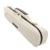 Photo3: NAHOK Flute Case Bag B Foot [Amadeus/wf] White / Chocolate Genuine Leather Handle {Waterproof, Temperature Adjustment & Shock Absorb} (3)