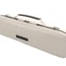 Photo2: NAHOK Flute Case Bag B Foot [Amadeus/wf] White / Chocolate Genuine Leather Handle {Waterproof, Temperature Adjustment & Shock Absorb} (2)