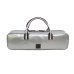 Photo4: For B&C foot, NAHOK Flute & Piccolo Case Bag [Grand Master3/wf] Silver / Chocolate & Silver Handle {Waterproof, Temperature Adjustment & Shock Absorb}